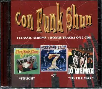 Con Funk Shun - Touch (1980), 7 (1981) & To The Max (1982) [2CD] [2011, Remastered Reissue]