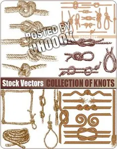 Collection of knots - Stock Vector