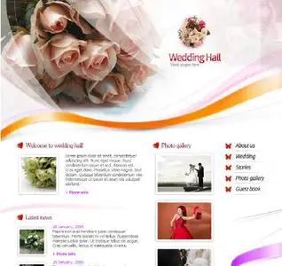 BoxedArt 18056: site template | «Wedding Hall»