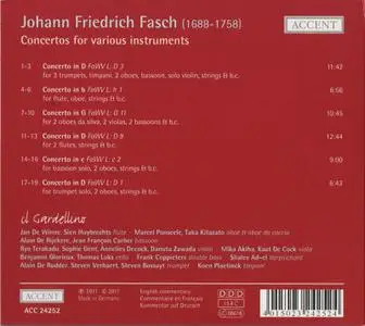 Il Gardellino - Fasch: Concertos for Various Instruments (2011)