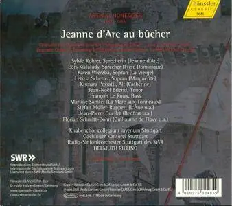 Stuttgart Radio Symphony Orchestra, Helmut Rilling - Honegger: Jeanne d'Arc au bûcher (2013)