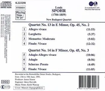 Spohr - Complete String Quartets (17CD) (1989-2014)