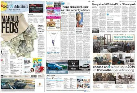 Honolulu Star-Advertiser – March 23, 2018