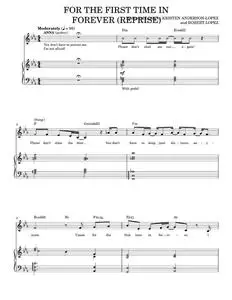 For The First Time In Forever (Reprise) (from Disney's Frozen) - Kristen Bell & Idina Menzel (Piano Vocal)