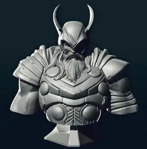 Old King Thor bust