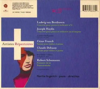 Martha Argerich, Ivry Gitlis, London Sinfonietta - Beethoven, Haydn, Schumann, Franck, Debussy (2003)