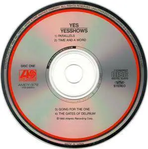Yes - Yesshows (1980) [1992, Atlantic AMCY-372/3, Japan]