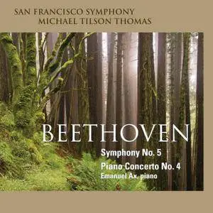Emanuel Ax, San Francisco Symphony, Michael Tilson Thomas - Beethoven: Symphony No. 5, Piano Concerto No. 4 (2011) [24/96]