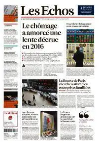 Les Echos du Mercredi 25 Janvier 2017