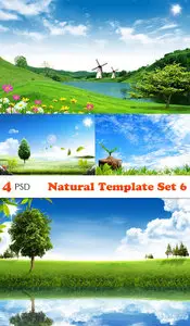 PSD - Natural Template Set 6