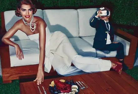 Arizona Muse by Steven Klein for Vоgue US August 2015