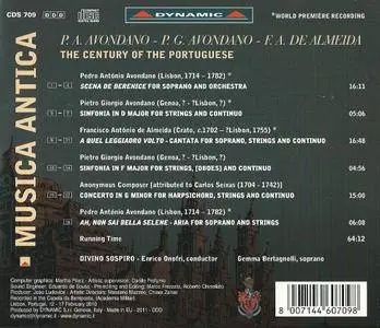 Gemma Bertagnolli, Divino Sospiro, Enrico Onofri - The Century of the Portuguese (2011)