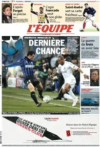 L'Equipe Edition du Mardi 13 Mars 2012