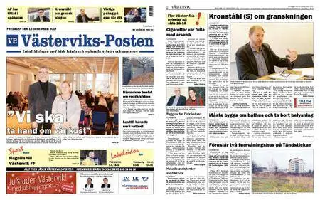 Västerviks-Posten – 15 december 2017