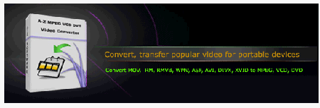 A-Z MPEG VCD DVD Video Converter 4.38