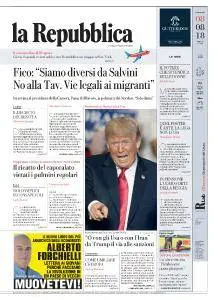 la Repubblica - 8 Agosto 2018