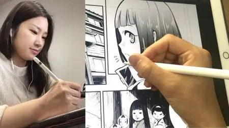 iPad : Manga Drawing in Clip Studio