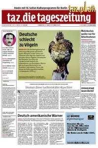Tageszeitung TAZ vom 27 Maerz 2014