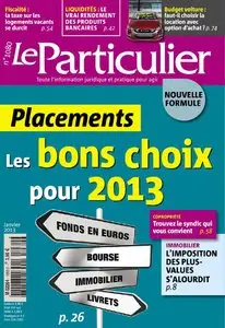 Le Particulier No.1080 - Janvier 2013