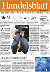 Handelsblatt vom Montag, 25. August 2014
