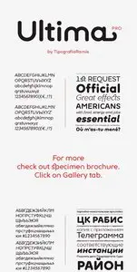 Ultima Pro Font Family
