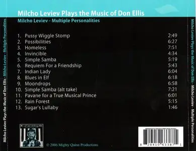 Milcho Leviev - Multiple Personalities: Milcho Leviev Plays The Music Of Don Ellis (2006) {Mighty Quinn MQP1109}