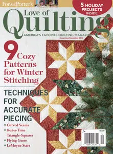 Love of Quilting - November/December 2015