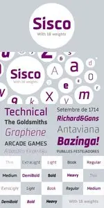 Sisco Font Family