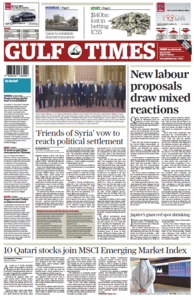 Gulf Times - Qatar, 16.05.2014