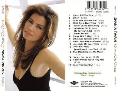 Shania Twain - Come On Over (1997) [International Version 1998]