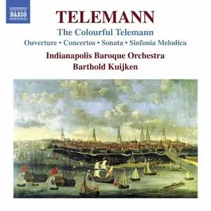 Indianapolis Baroque Orchestra & Barthold Kuijken - The Colorful Telemann (2020) [Official Digital Download 24/96]