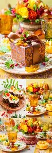 Stock Photo - Autumn Table