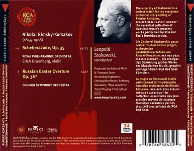 Rimsky-Korsakov: Scheherazade, Russian Easter Overture; cond. Leopold Stokowski (2005)