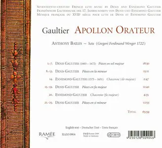 Anthony Bailes - Apollon Orateu (2009)