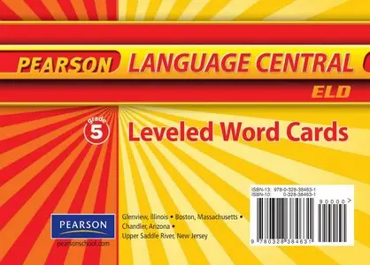 Leveled Word Cards (English Language Development) (Grade 5)