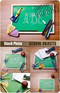 Stock Photo: School objects