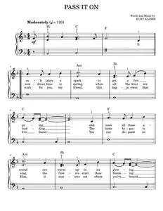 Pass it on - Kurt Kaiser (Easy Piano)