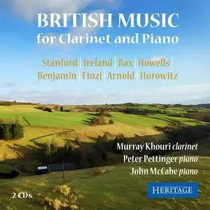 Murray Khouri, Peter Pettinger, John McCabe - British Music for Clarinet and Piano (2022)