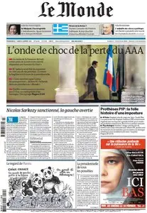 Le Monde du 15 Janvier 2012 + Supplément TV + Supplément Geo 