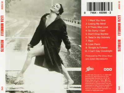 Liza Minnelli - Results (1989) with Pet Shop Boys [Non-Remastered, US Press]