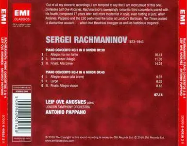 Leif Ove Andsnes, Antonio Pappano - Rachmaninov: Piano Concertos 3 & 4 (2010) (Repost)