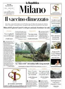 la Repubblica Milano - 21 Gennaio 2021