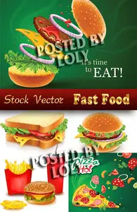 Fast Food - Stock Vector