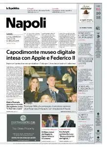la Repubblica Napoli - 5 Ottobre 2018