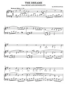 The Dreame - Patrick Doyle, Sense And Sensibility Movie (Piano-Vocal-Guitar)