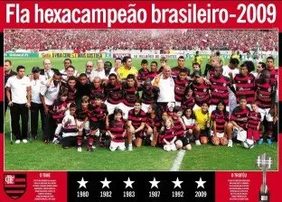 Flamengo - Hexacampeão Brasileiro - 2009 + Poster Gigante