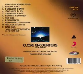 John Williams - Close Encounters Of The Third Kind (Original Motion Picture Soundtrack) (1977) [2015 Audio Fidelity]