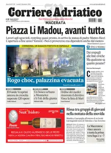 Corriere Adriatico Macerata - 9 Dicembre 2024