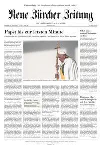 Neue Zurcher Zeitung International  - 22 April 2025