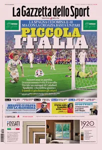 La Gazzetta dello Sport - 21 Giugno 2024